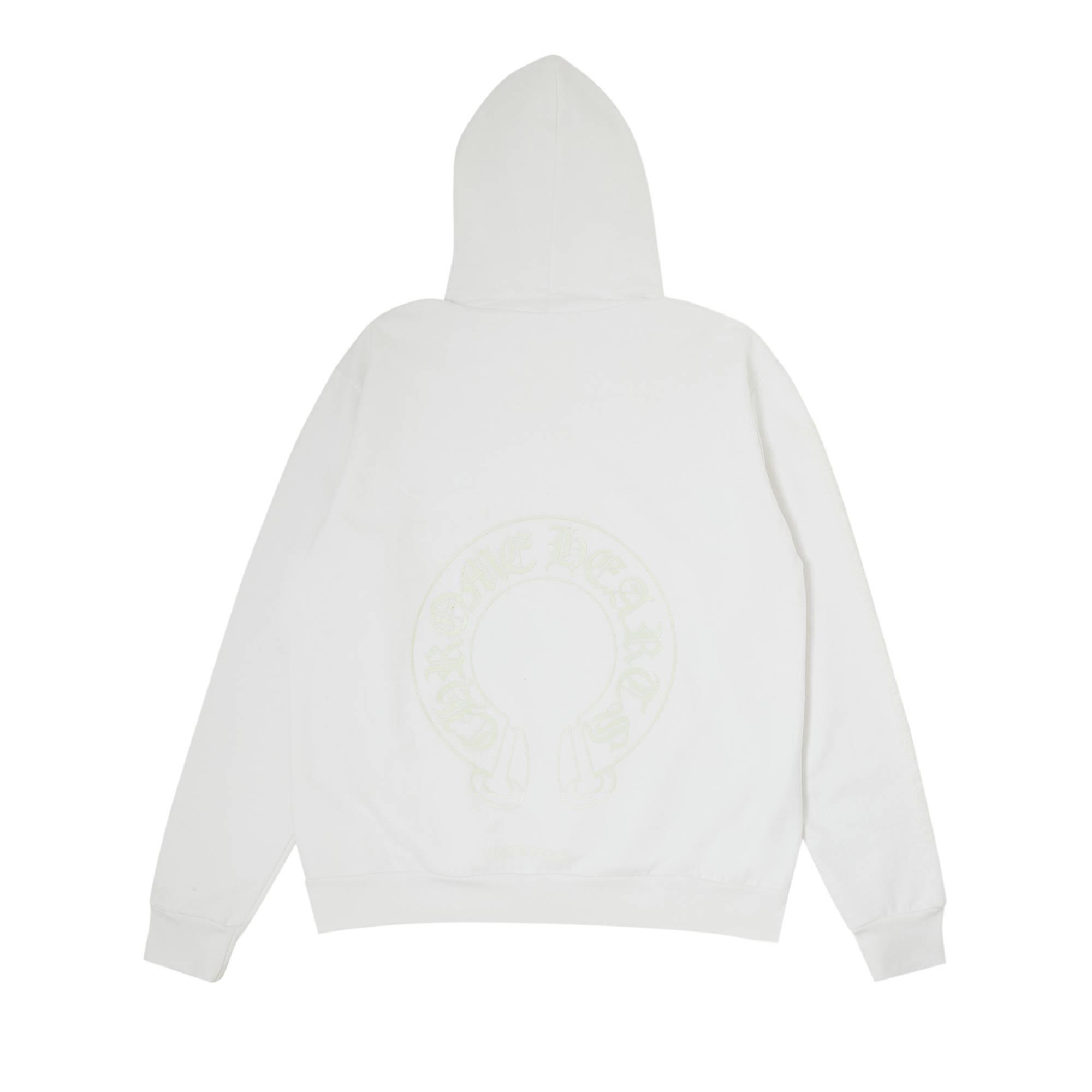 Chrome Hearts Glow In The Dark Hoodie 'White/Green' - 2