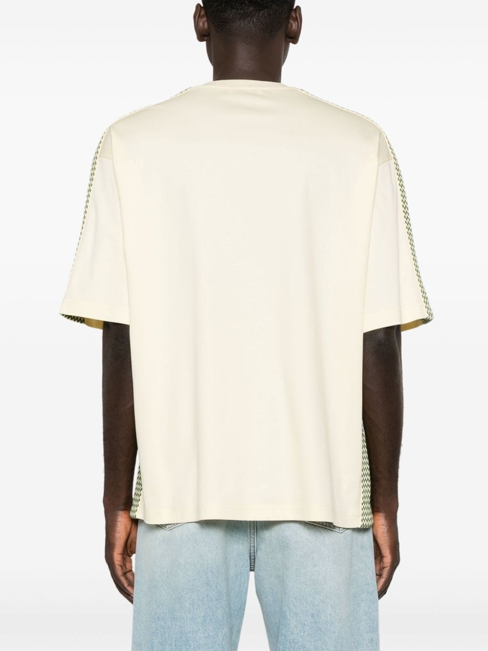 logo-embroidered cotton T-shirt - 4