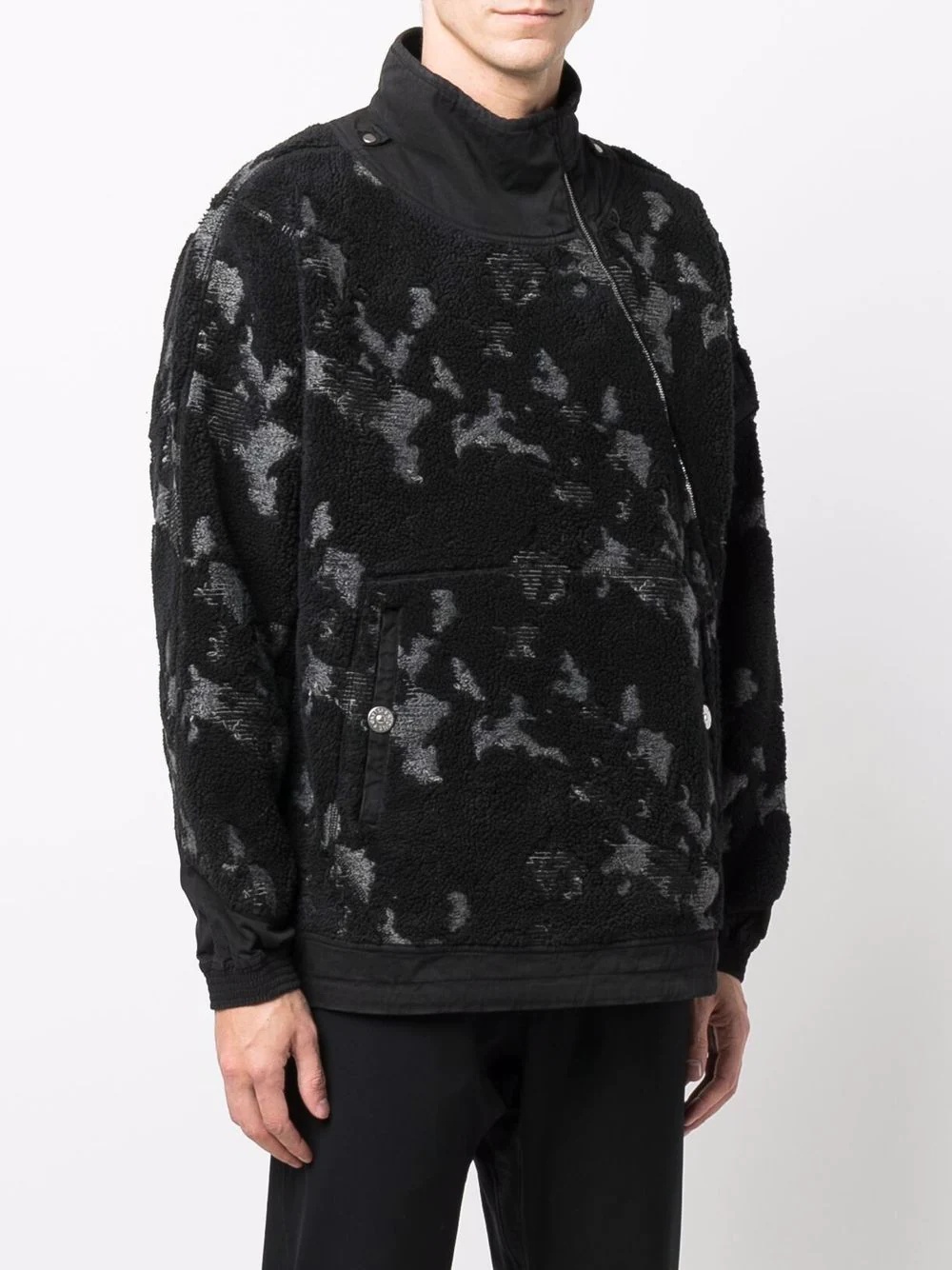 camouflage print sweatshirt - 3