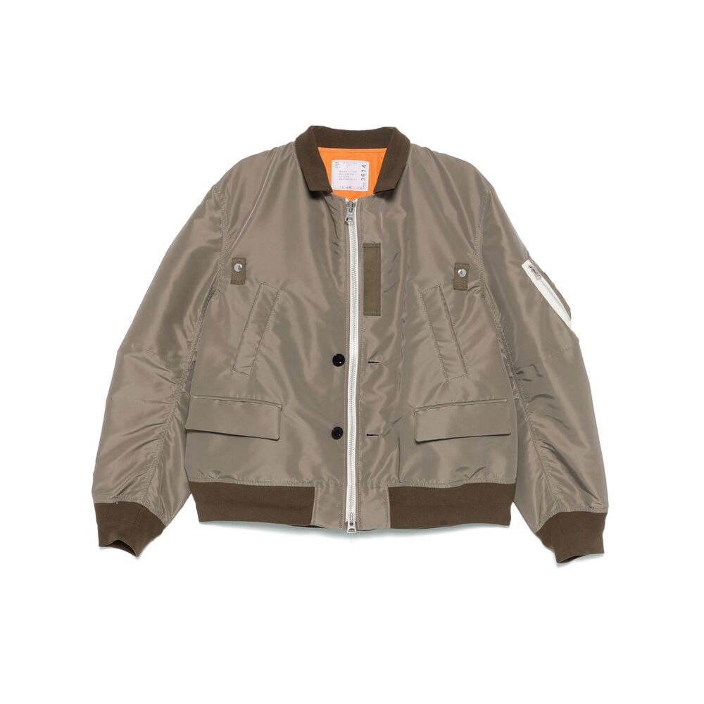 Sacai Green Jackets - Bomber Jackets Men - 1