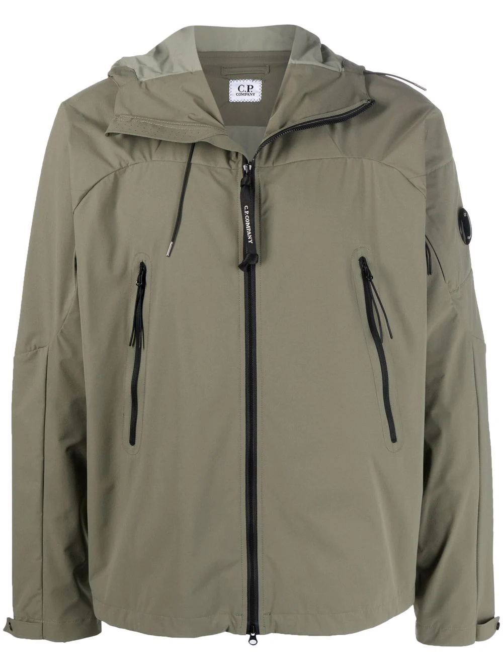 zip-up hooded jacket - 1