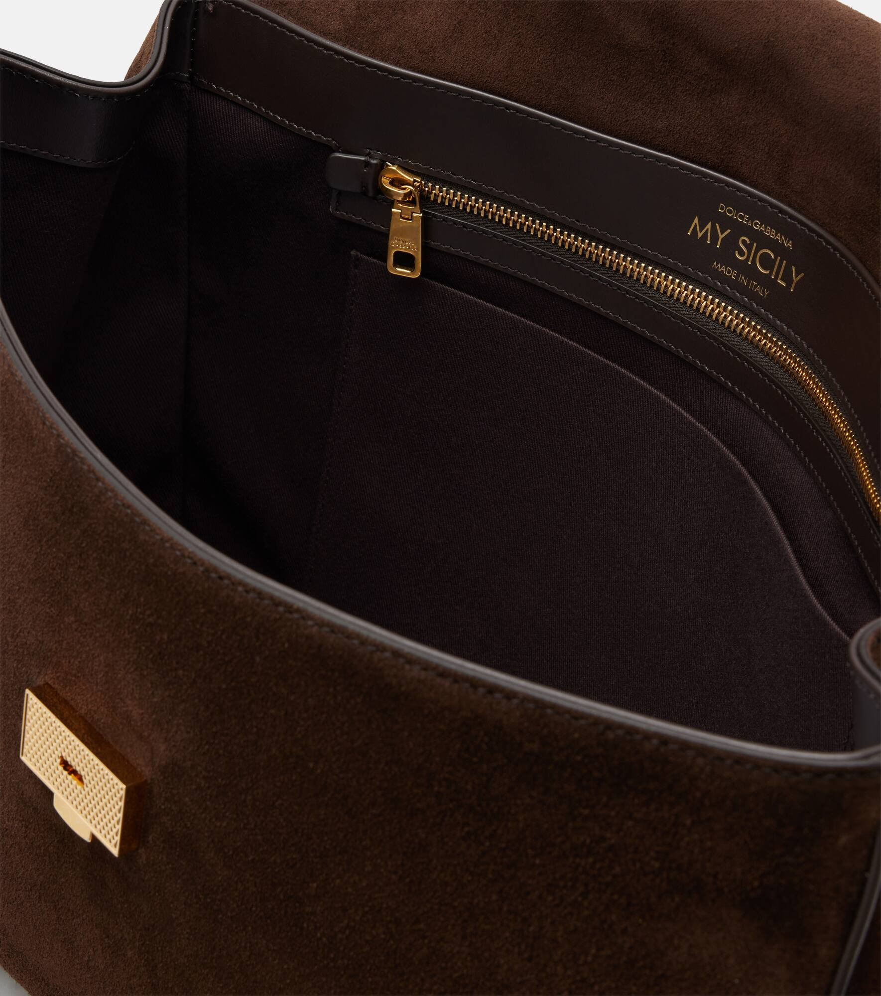 Sicily Large suede tote bag - 3