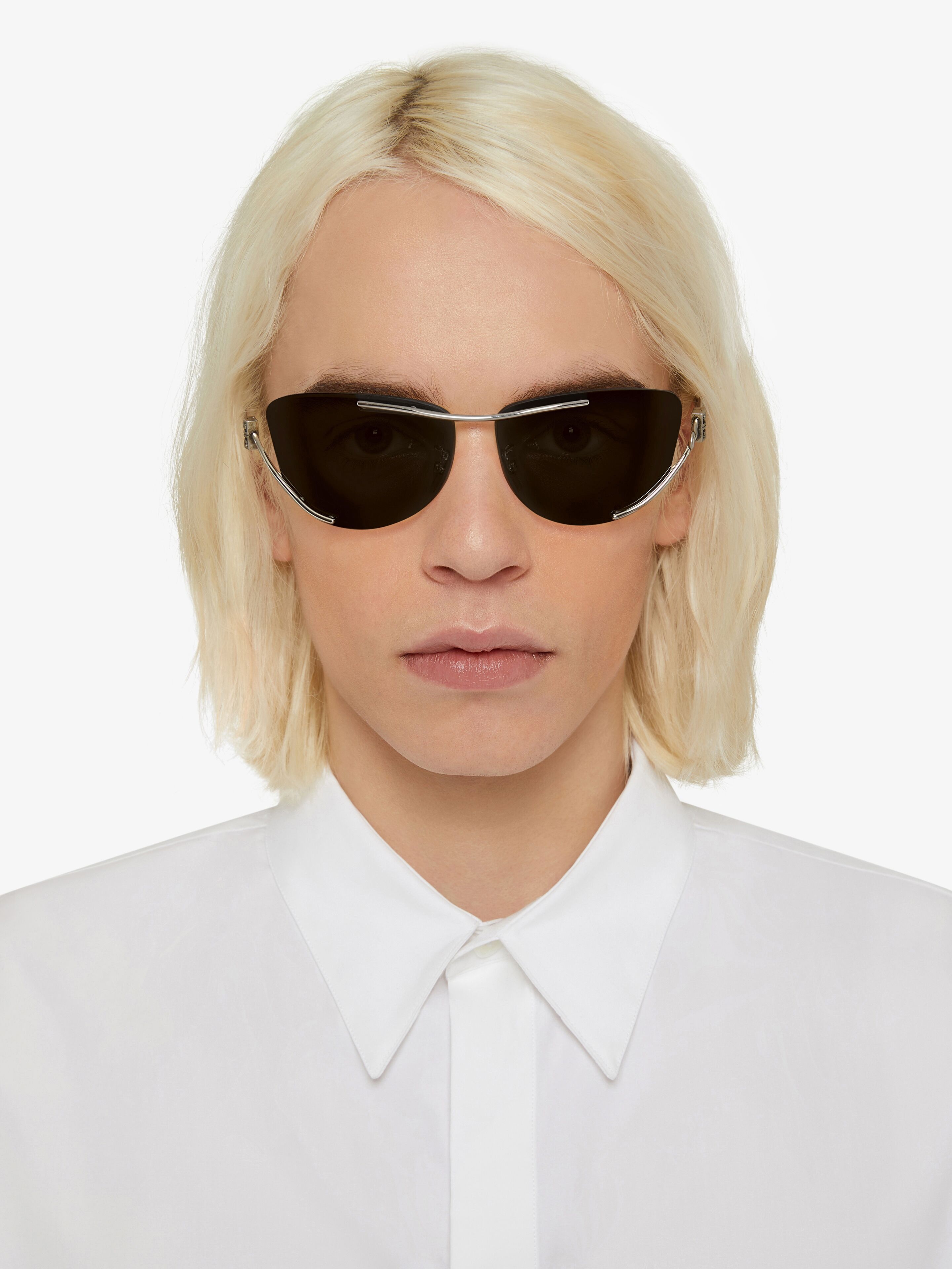 GV TWISTED UNISEX SUNGLASSES IN METAL - 4