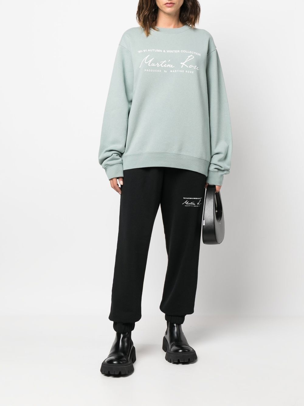 logo-print track pants - 3