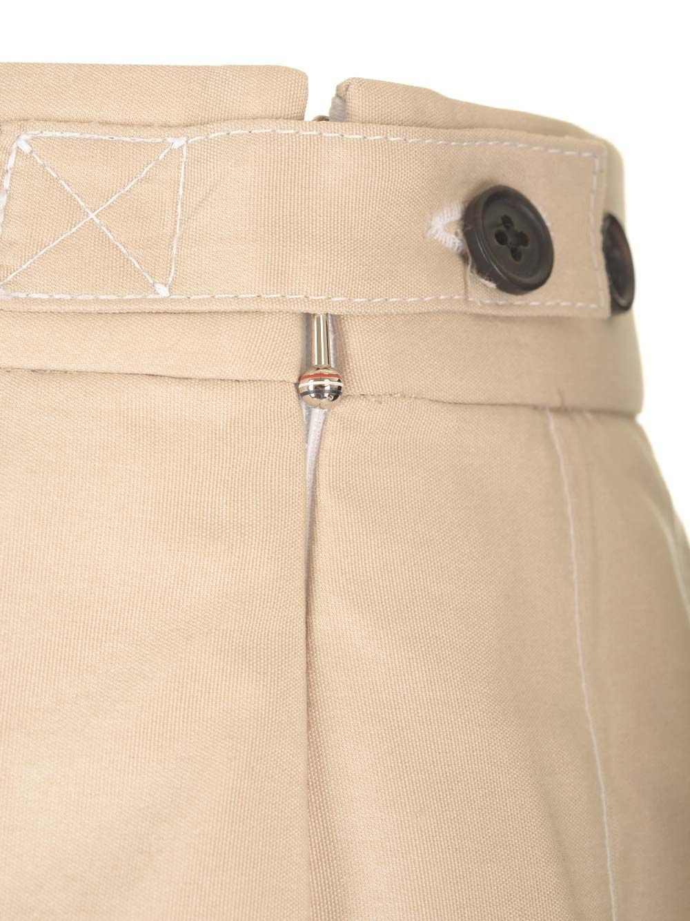 Pleated Midi Skirt Skirts Beige - 4