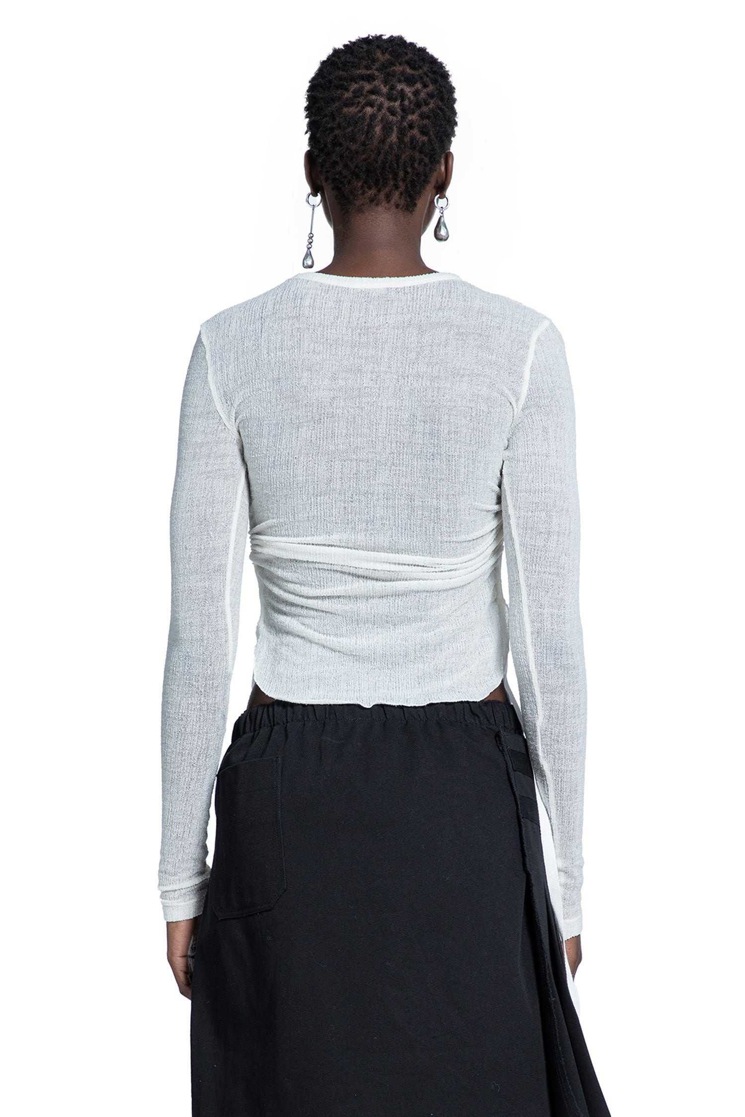 Oke Long Sleeve Crop Top - 3