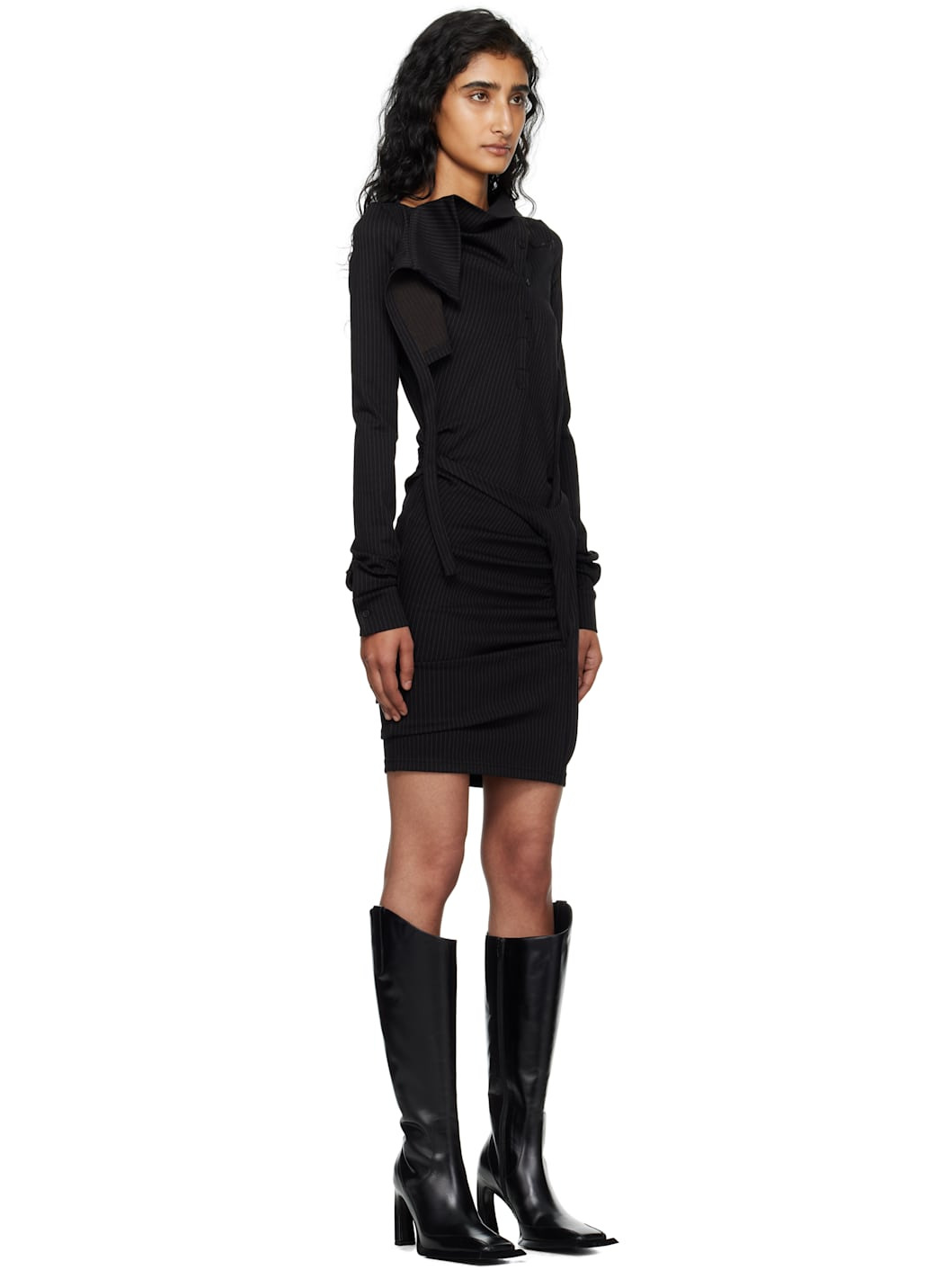 Black Ada Minidress - 2