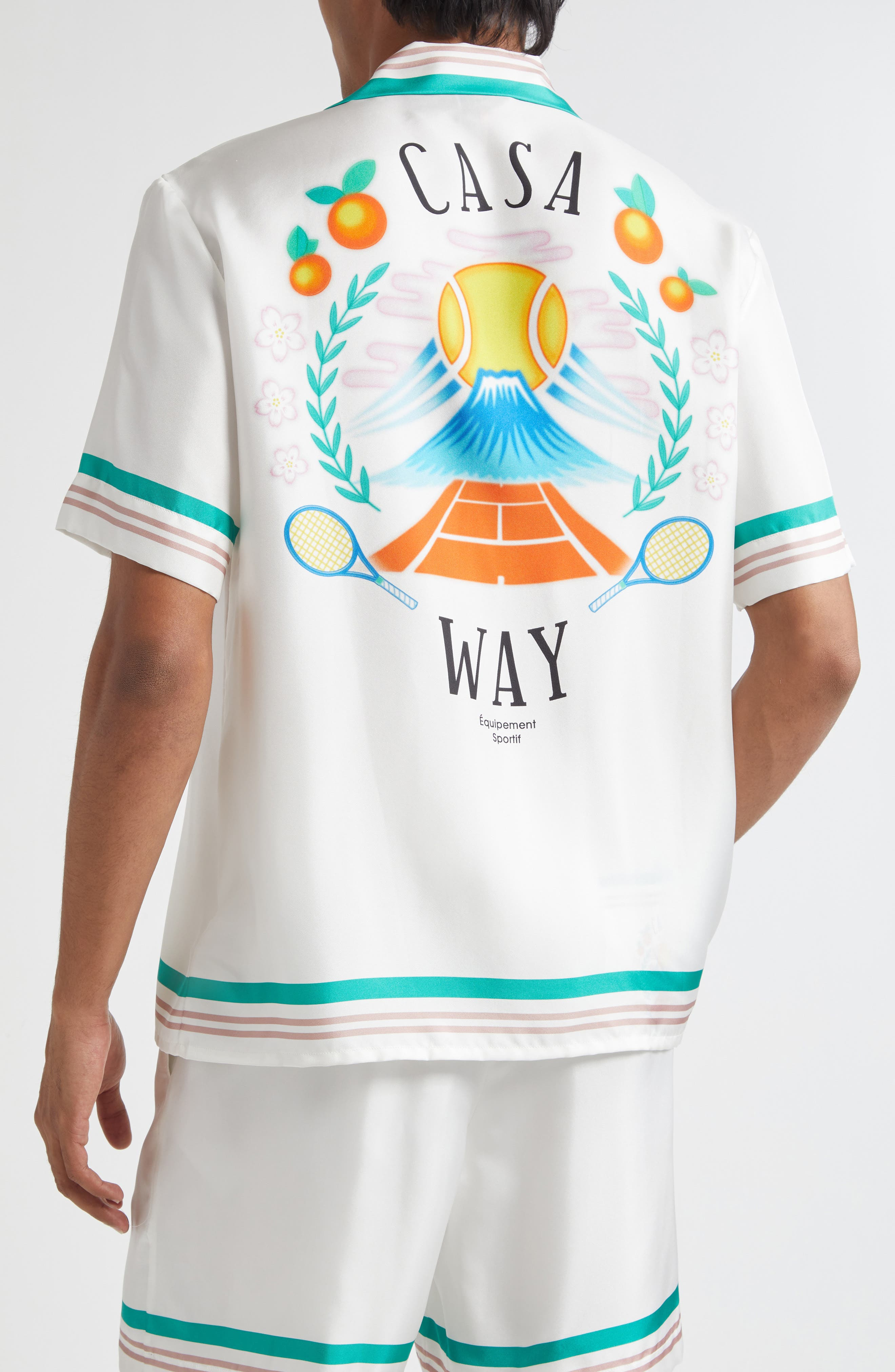 Casablanca Casa Way Silk Camp Shirt at Nordstrom - 3