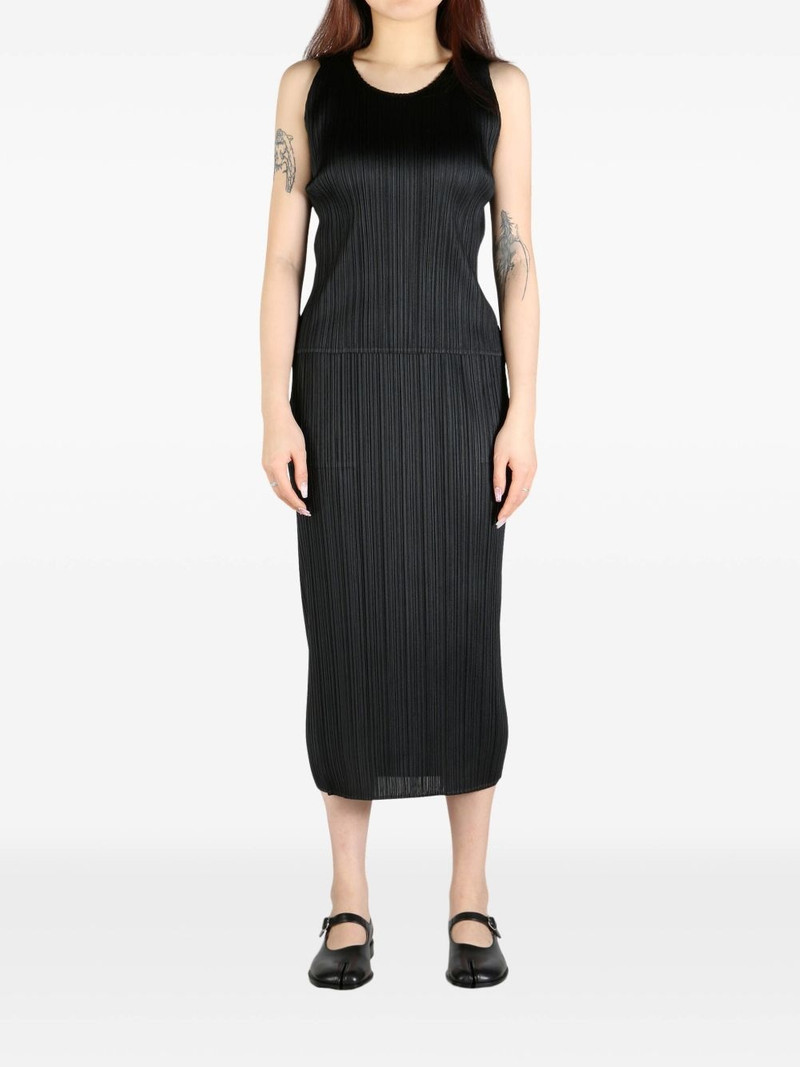 Pleats Please Issey Miyake pleated tank top outlook