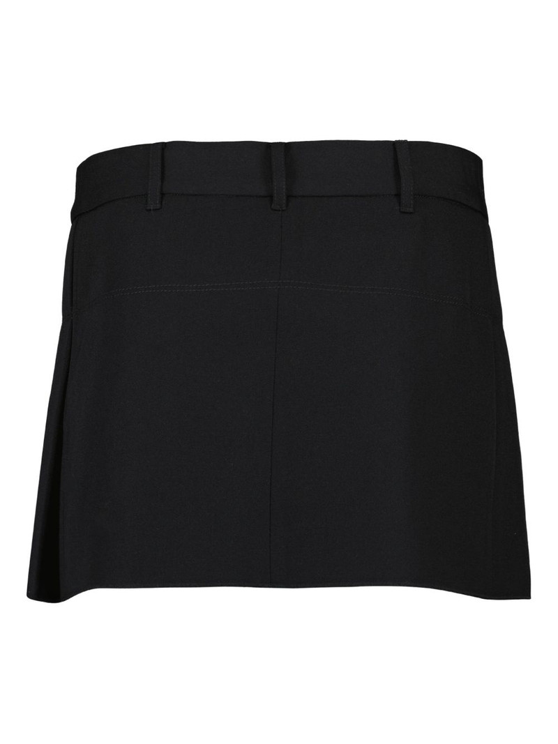 rabanne pleated mini skirt outlook