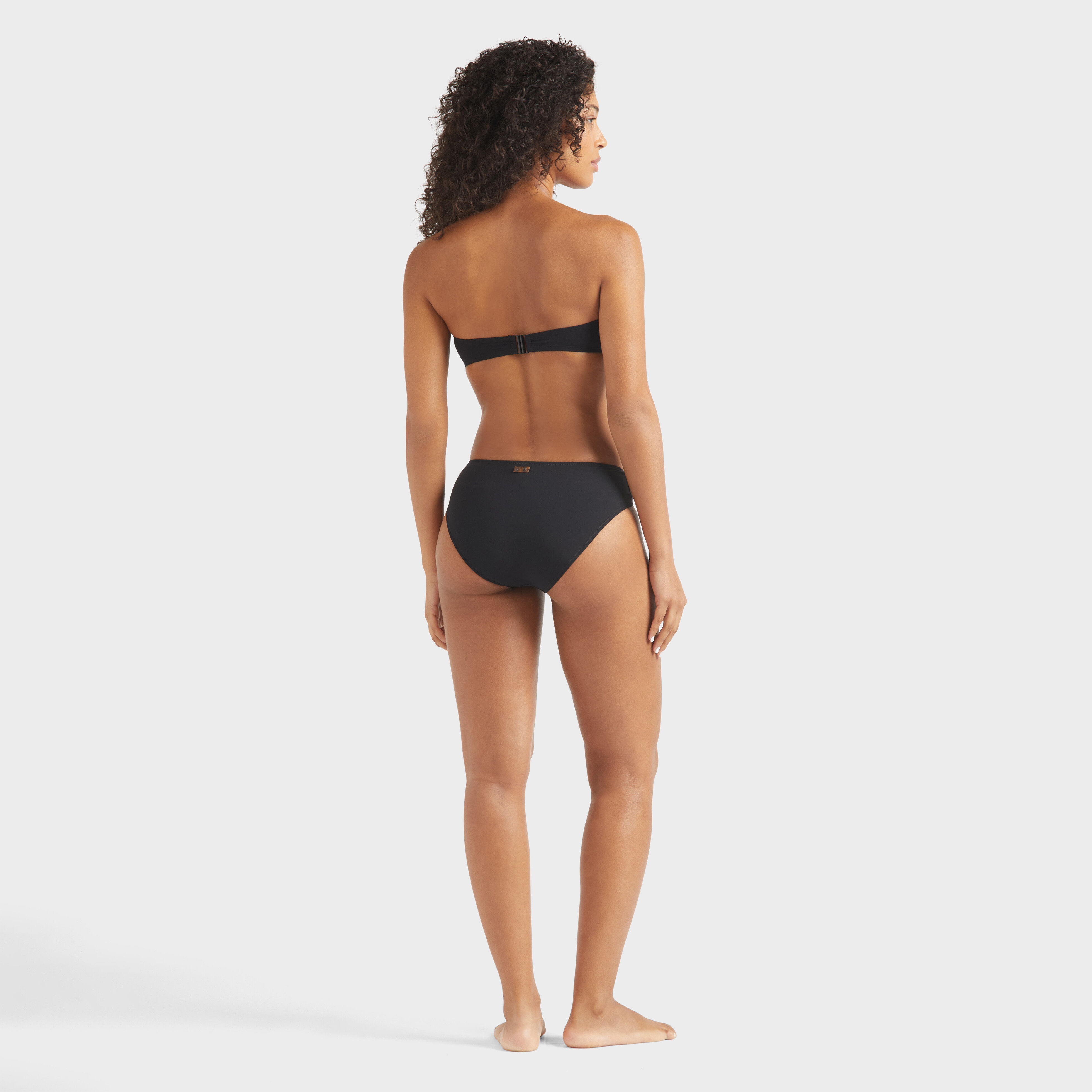Women Ring Bandeau Bikini Top Solid - 3