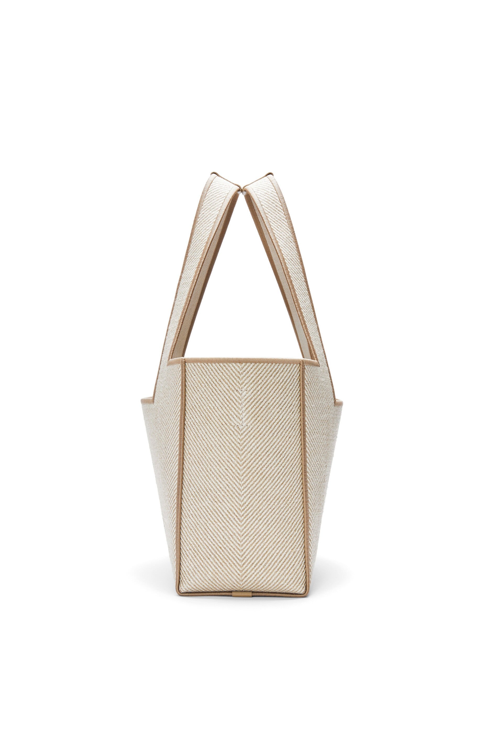 Medium LOEWE Font tote in jacquard canvas - 3