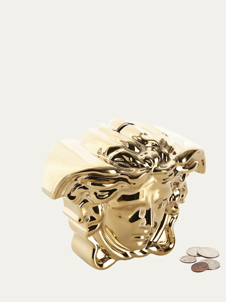 Break The Bank Money Box, Gold - 1