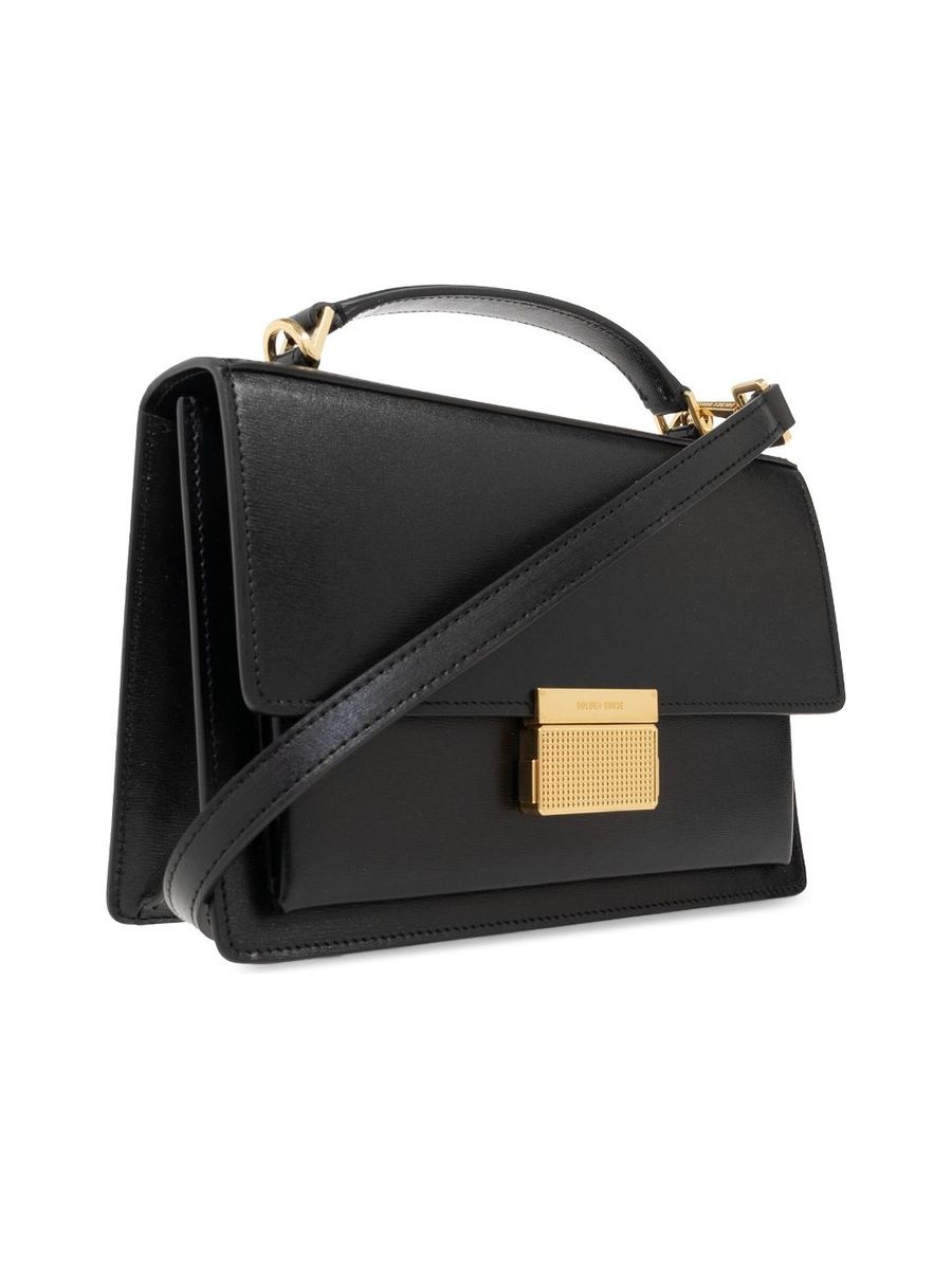 Leather Square Body Handbag - 5