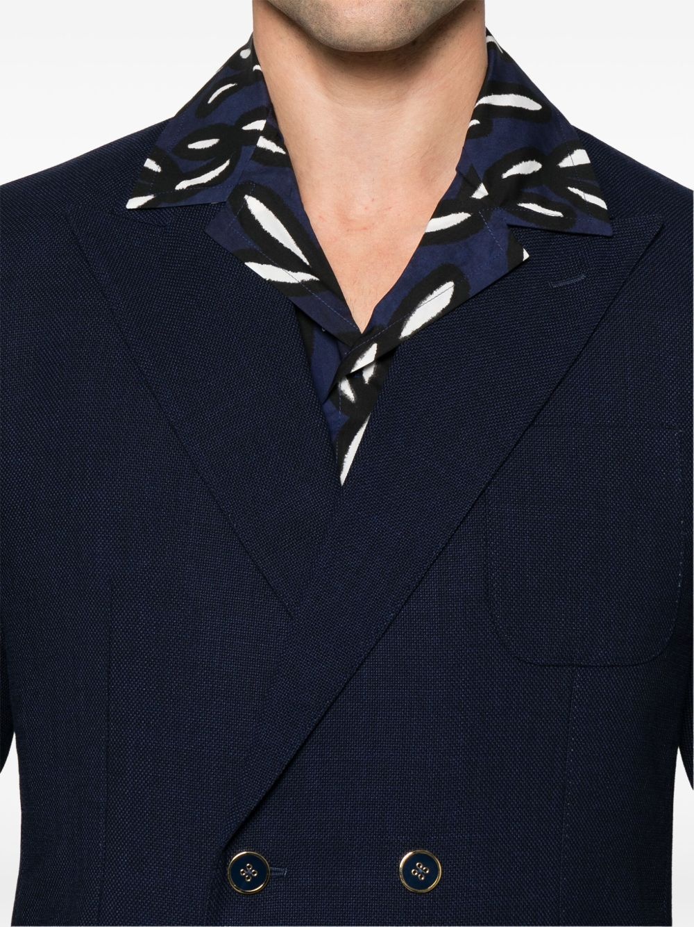virgin wool blazer - 5