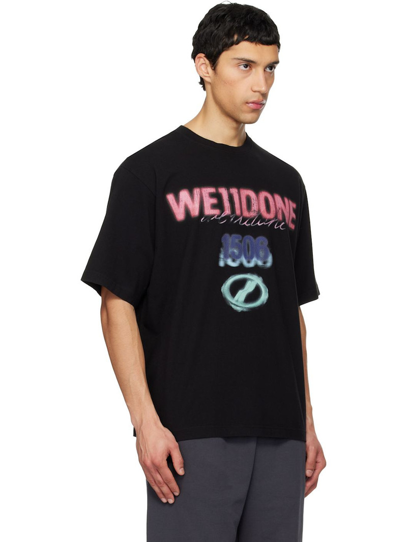 Black Spray '1506' T-shirt 2