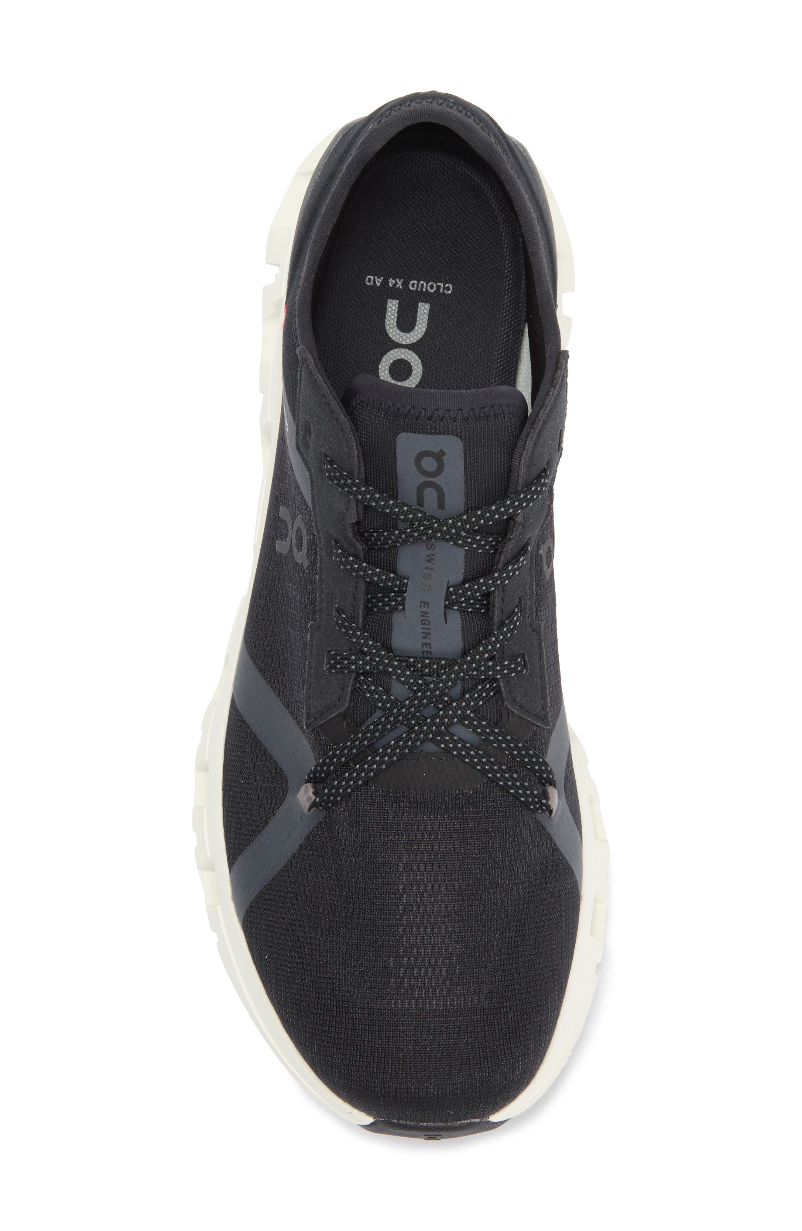 On Cloud X 4 AD Athletic Shoe in Black/Asphalt at Nordstrom - 5