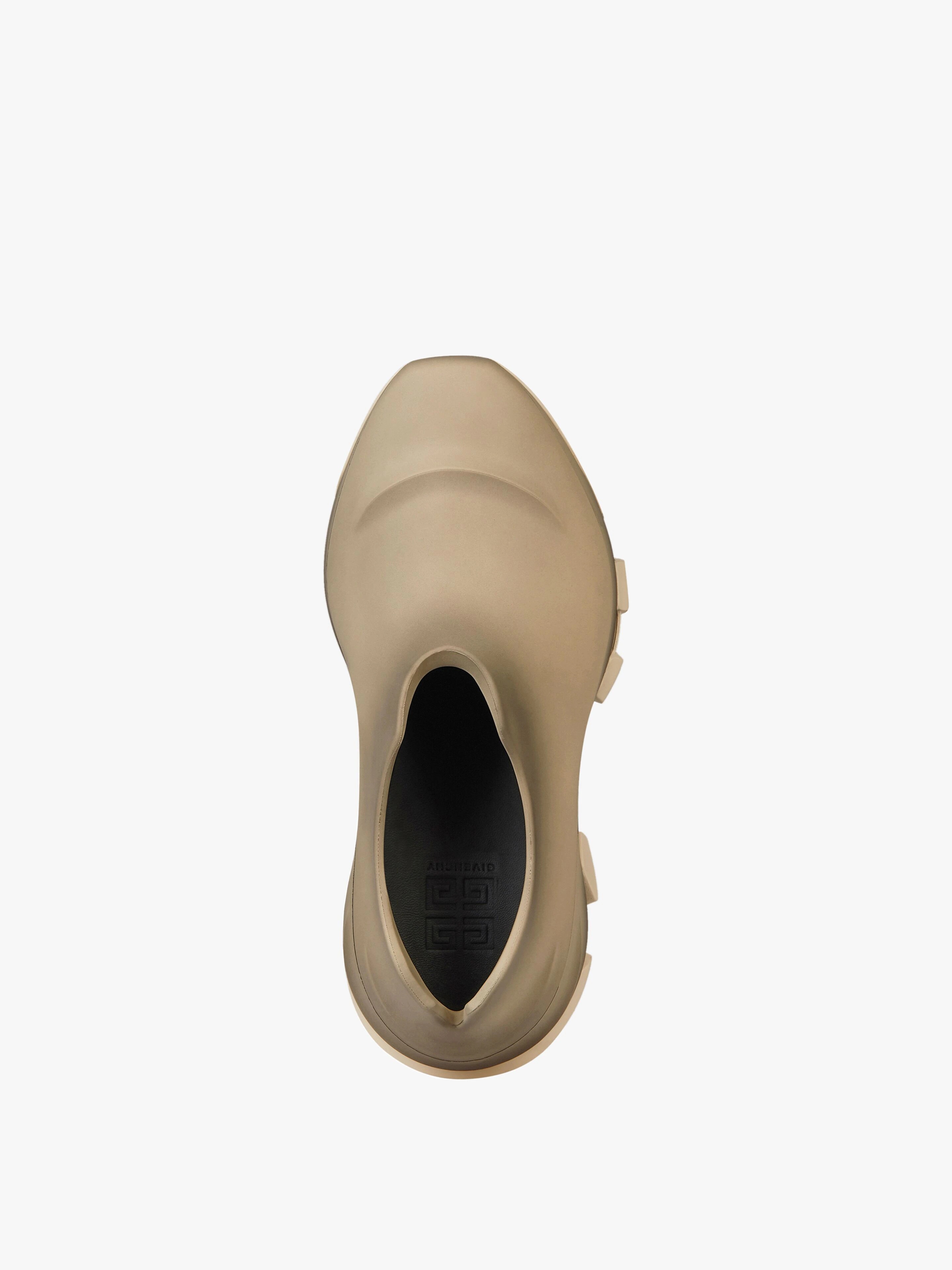 MONUMENTAL MALLOW LOW SHOES IN WORN OUT EFFECT RUBBER - 4