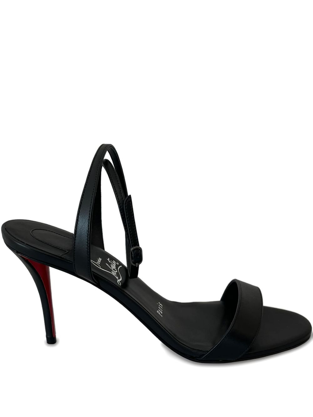 80mm Miss Z leather heeled sandals - 1