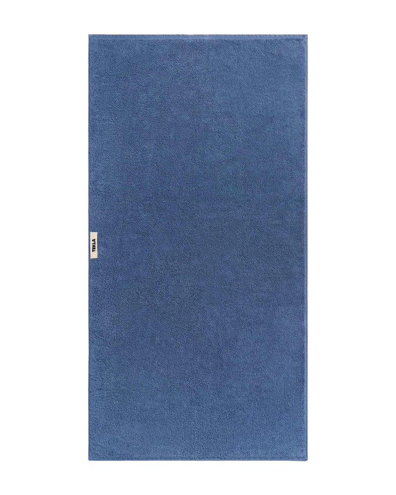 TEKLA Tekla Terry Bath Towel Storm Blue outlook
