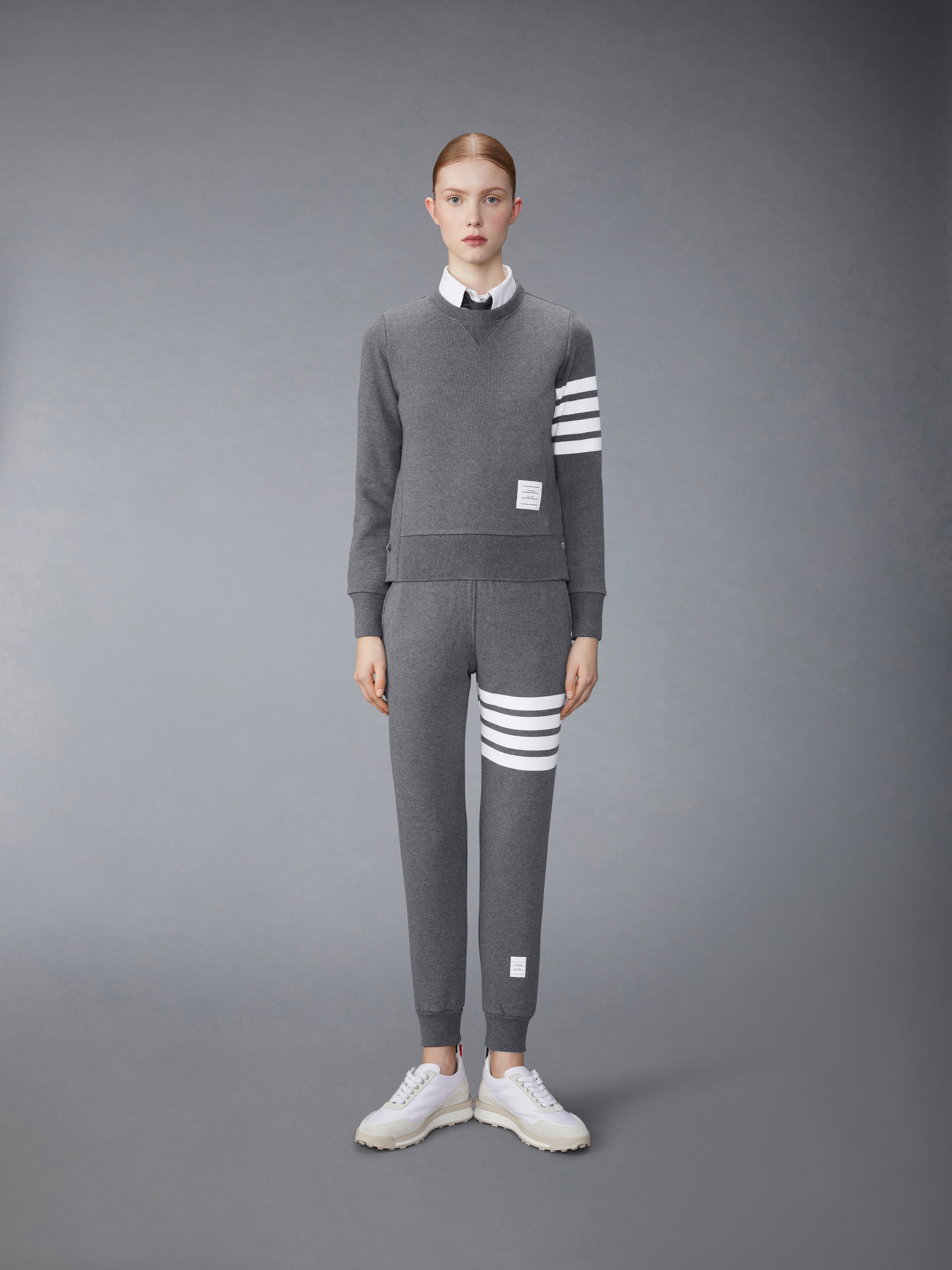 COTTON 4-BAR CLASSIC PULLOVER SWEATSHIRT - 4