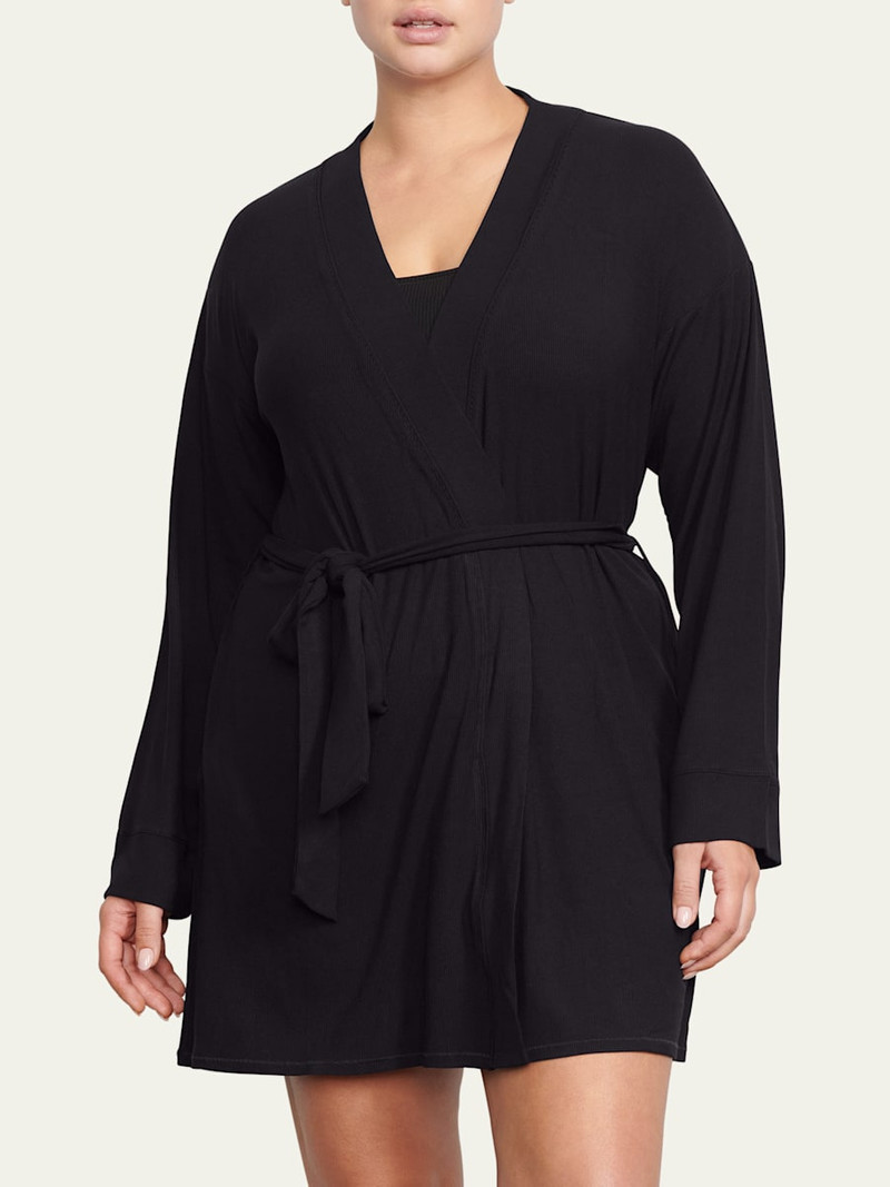 SKIMS Soft Lounge Ribbed Short Robe outlook