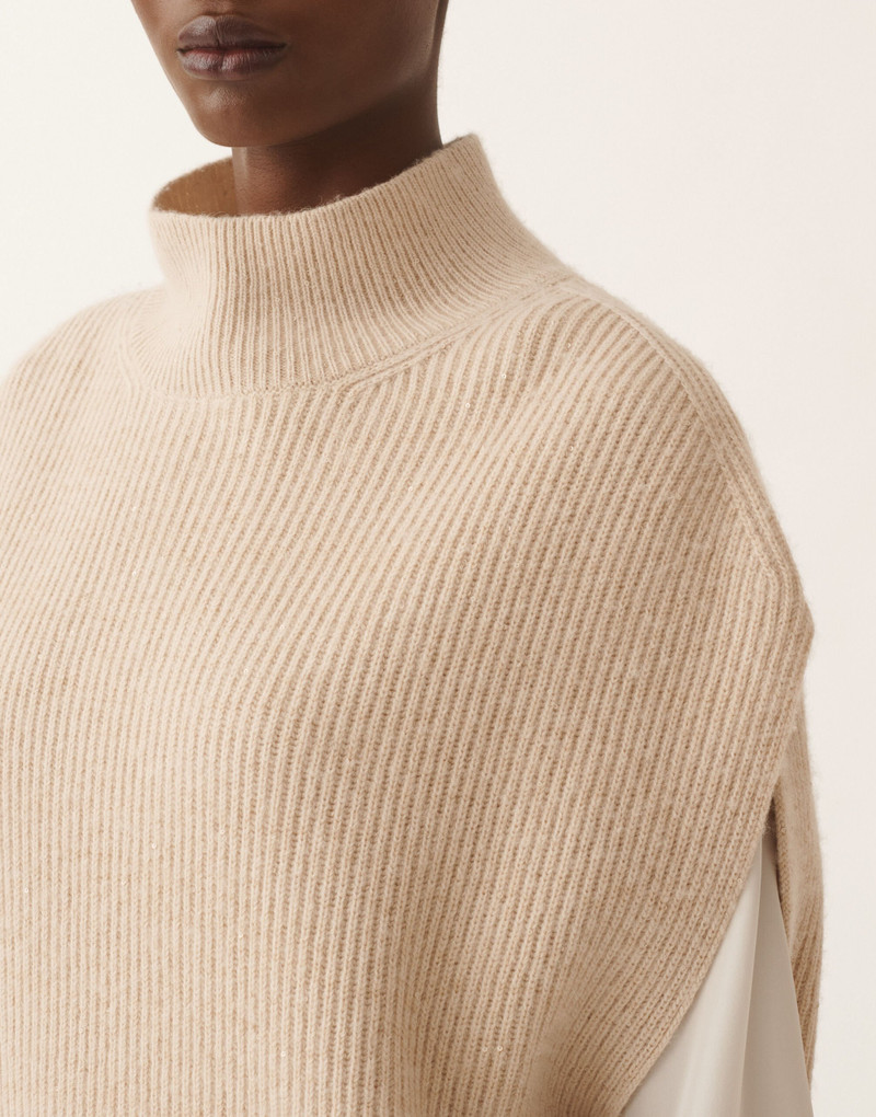 Platinum sweater with sequins 5