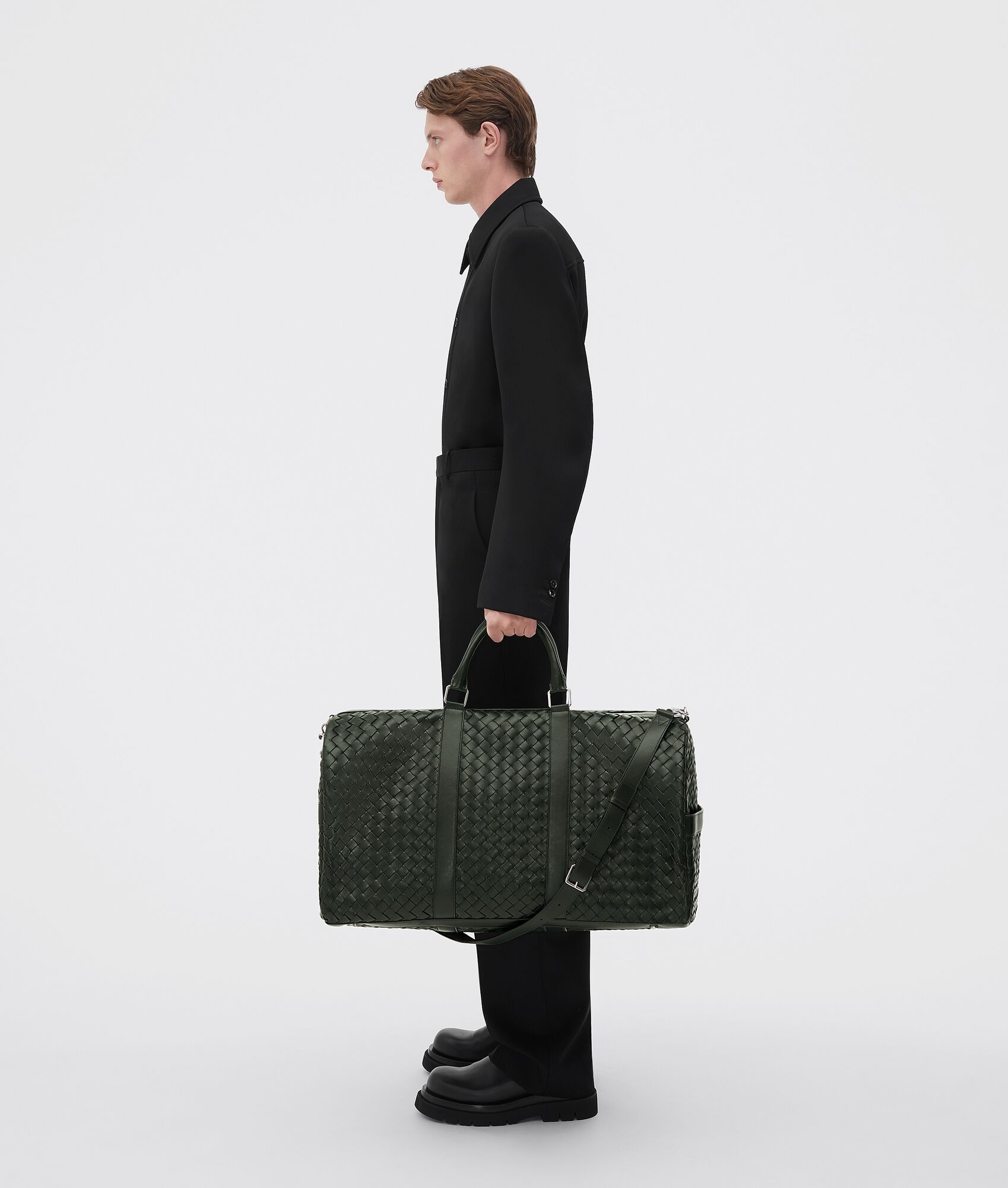large classic intrecciato duffle - 5