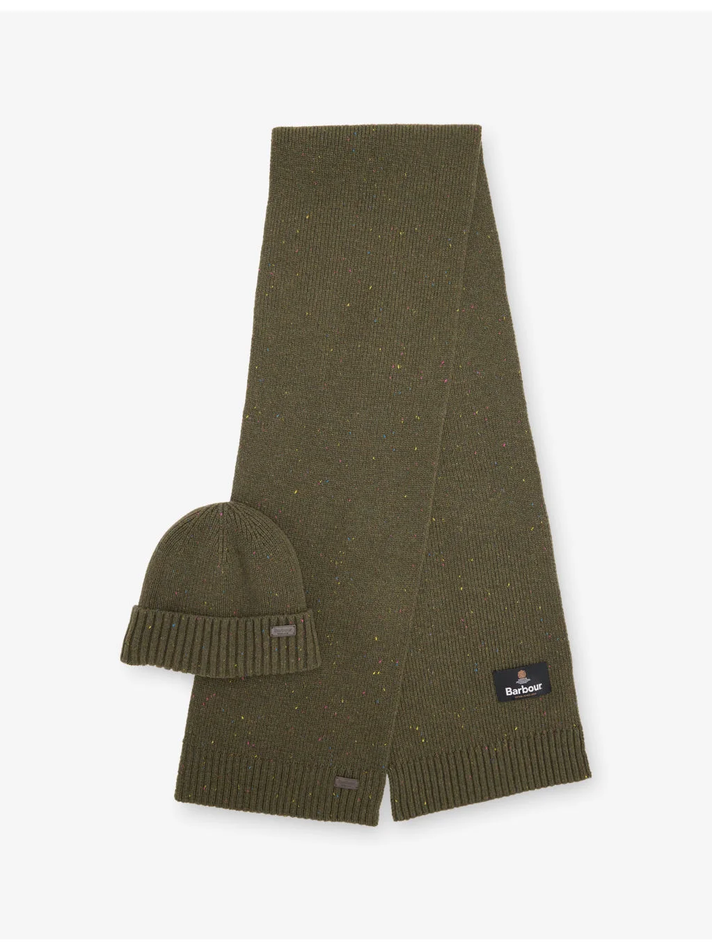 Carlton Wool-Blend Scarf and Beanie Set - 1