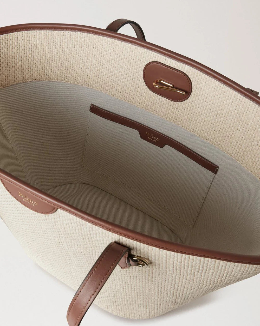 Basket Tote Oak Raffia - 5