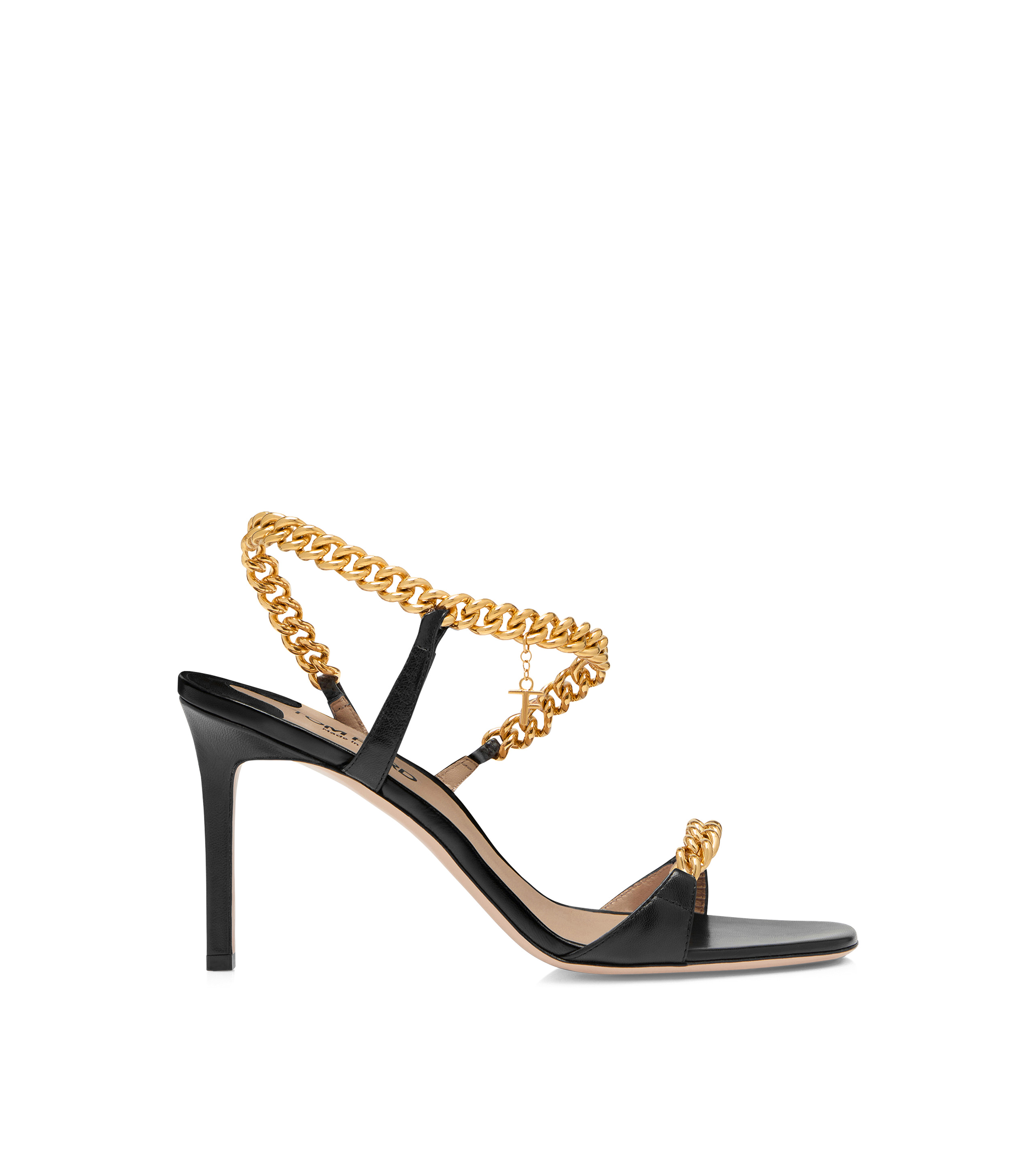 SHINY LEATHER ZENITH SANDAL - 1