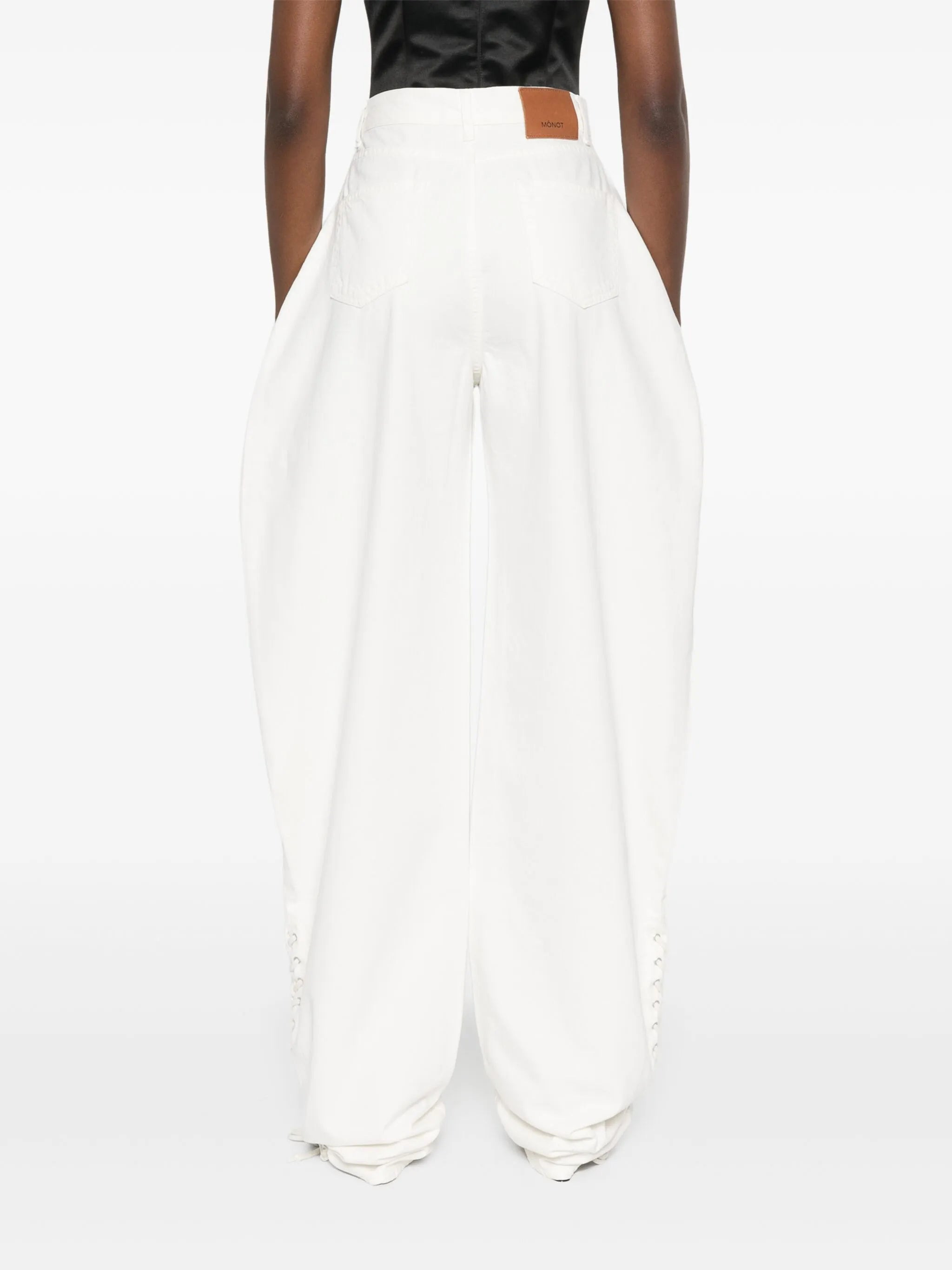 wide-leg jeans - 4
