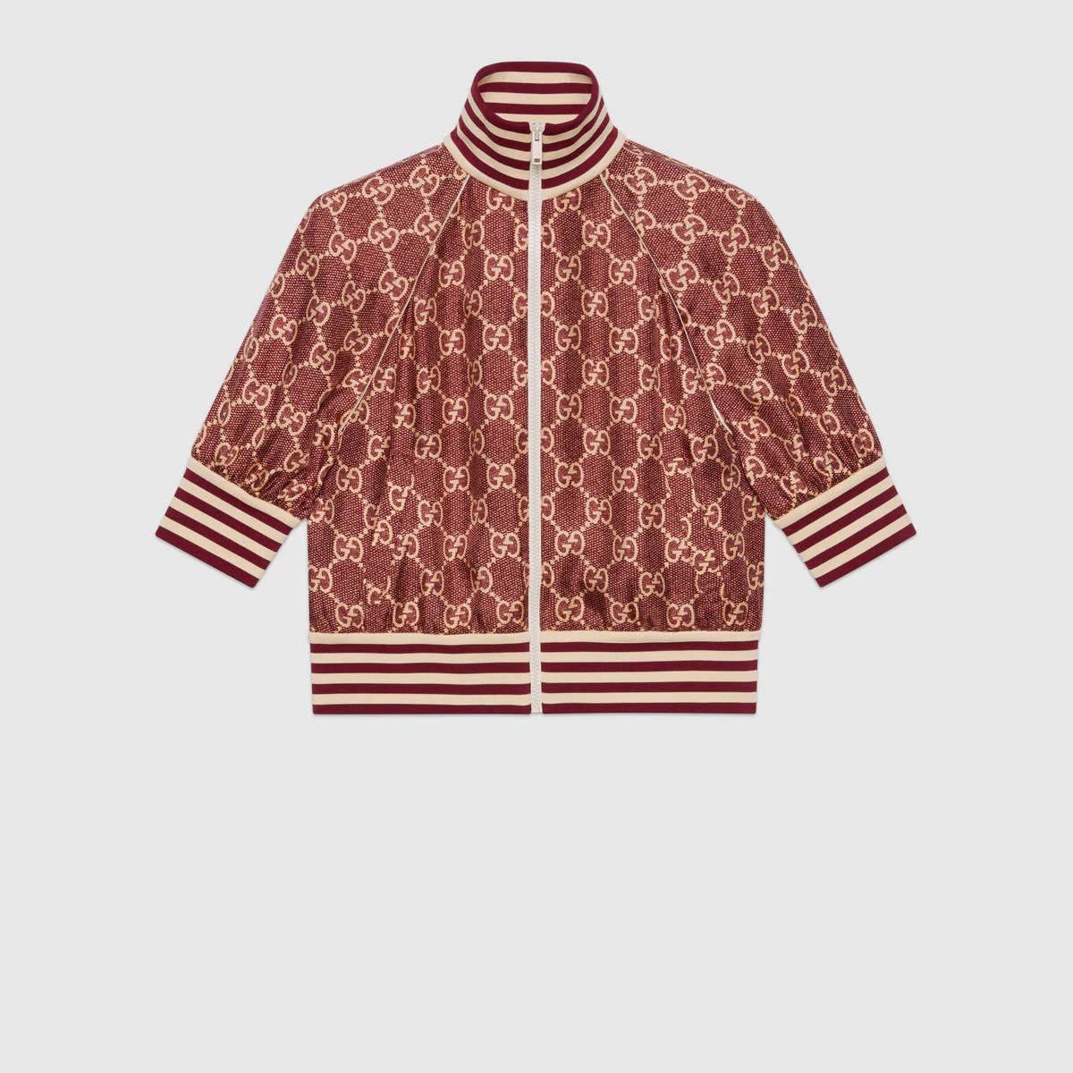 GG Supreme print silk jacket - 1