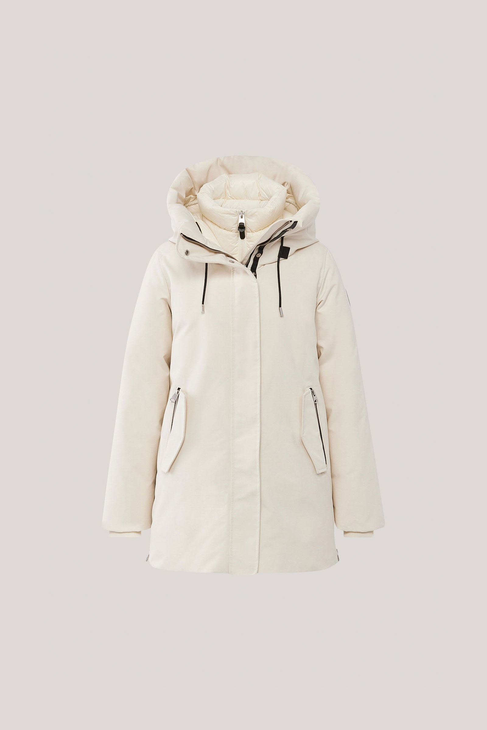 KINSLEE 2-in-1 oversized down parka with bib - 1