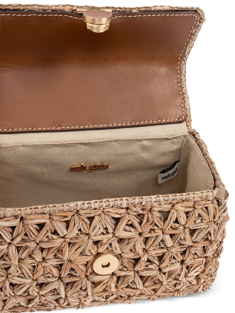 raffia tote bag - 5