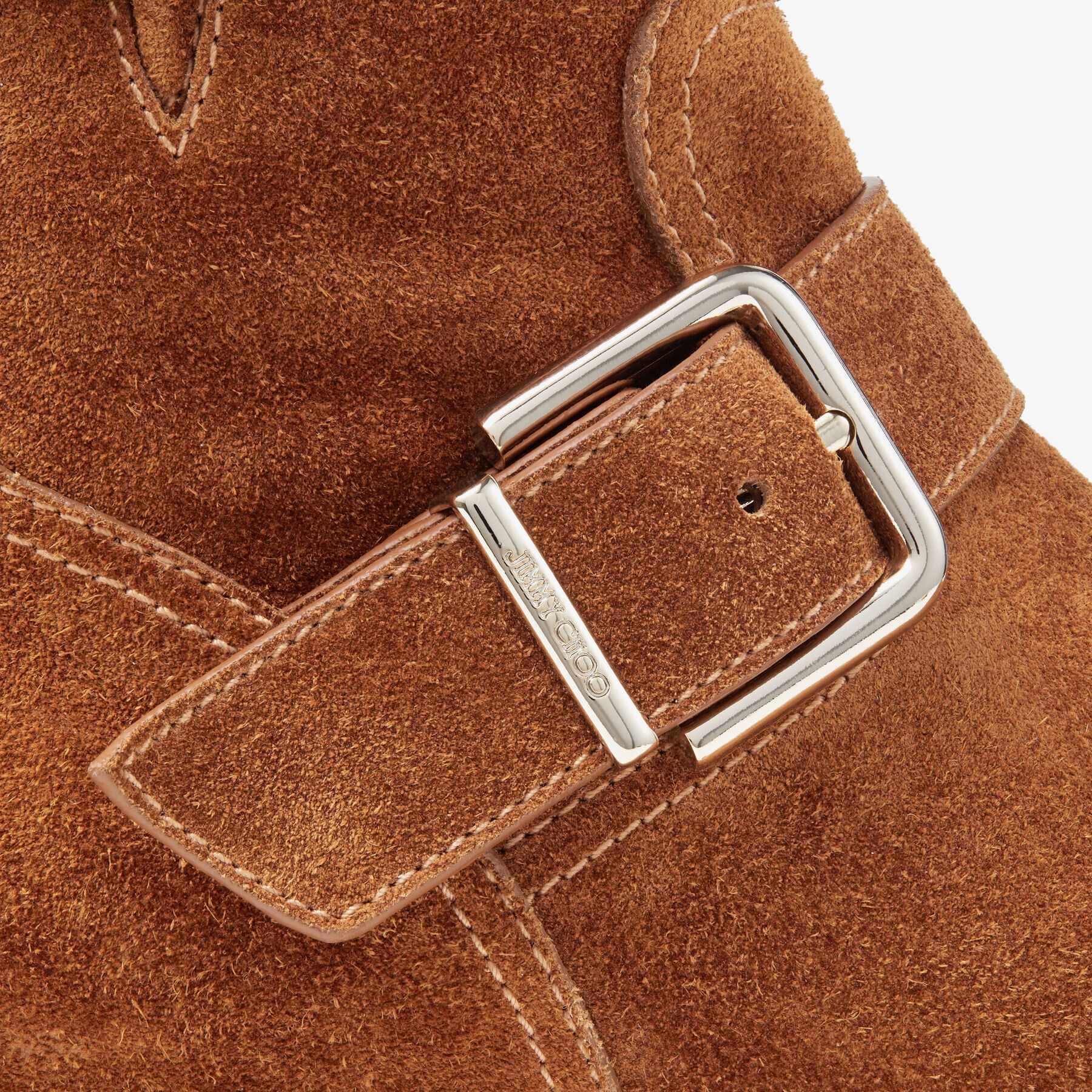 Youth II - Lined
Tan Soft Suede Biker Boots with Natural Shearling Lining - 4