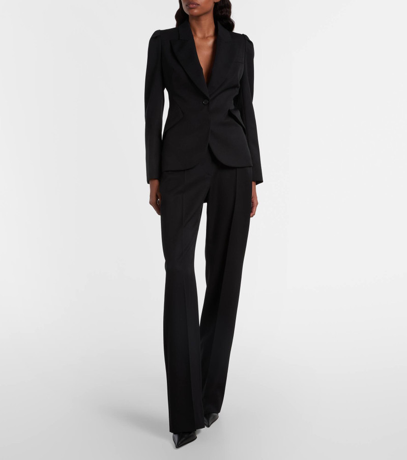 Alexander McQueen Single-breasted wool jacket outlook