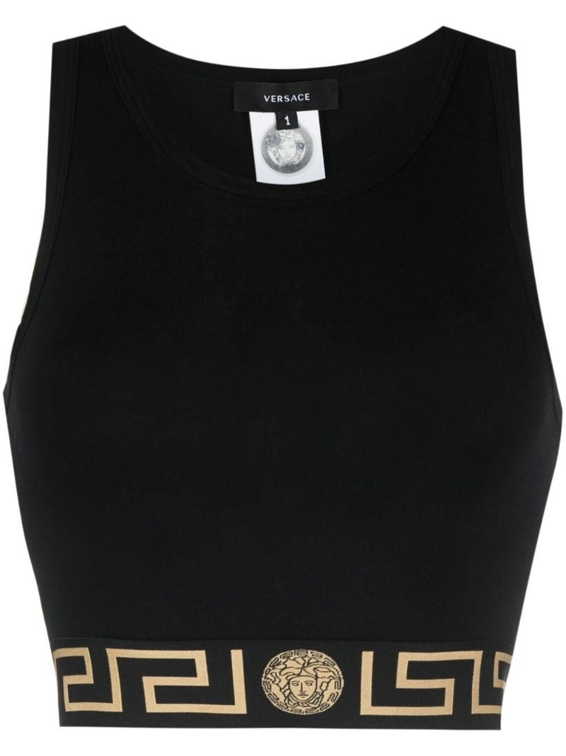 Greca Border crop top - 1