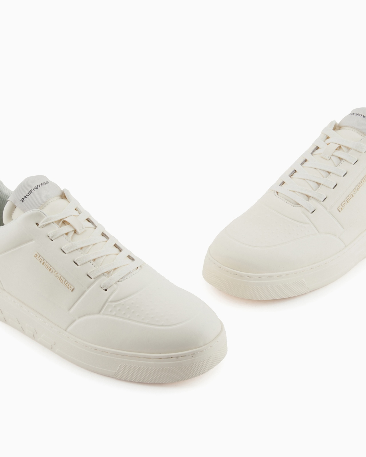 LEATHER SNEAKERS WITH SIDE LOGO - 5