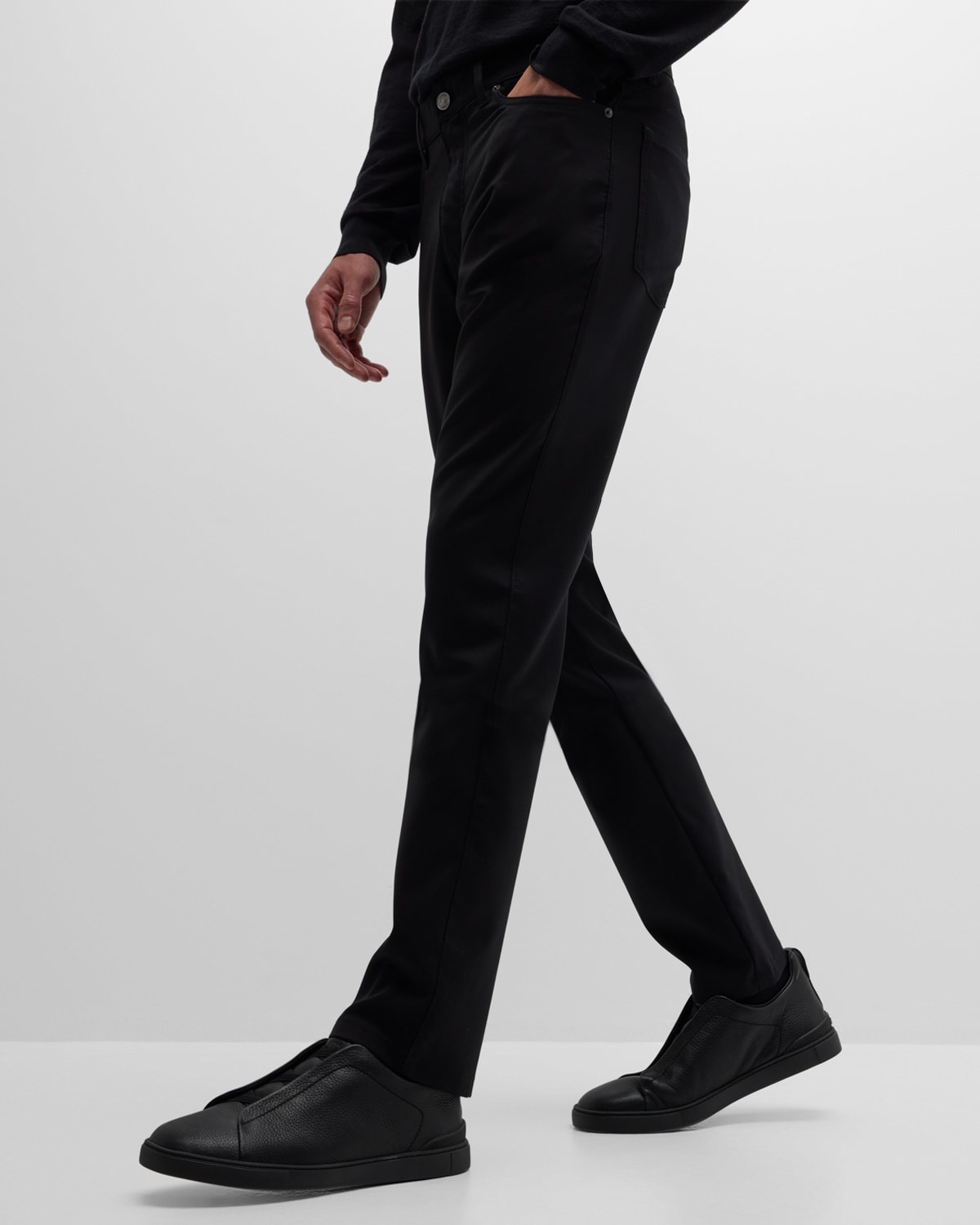 Men's Natural Comfort Wool 5-Pocket Pants - 5