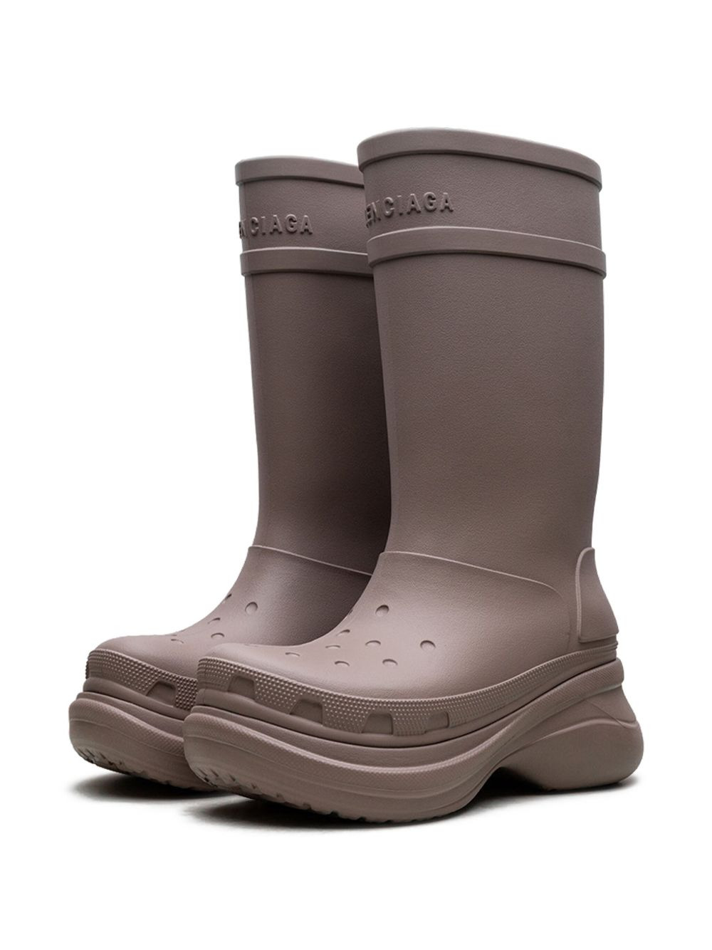 x Balenciaga platform rubber boots - 2