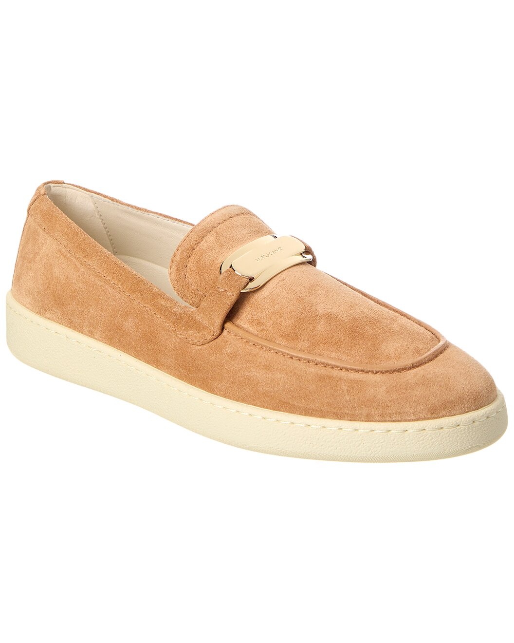 Ferragamo New Vara Buckle Suede Loafer - 1