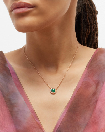 Piaget Rose Gold Possession Malachite and Diamond Pendant Necklace, 2 in 1 outlook