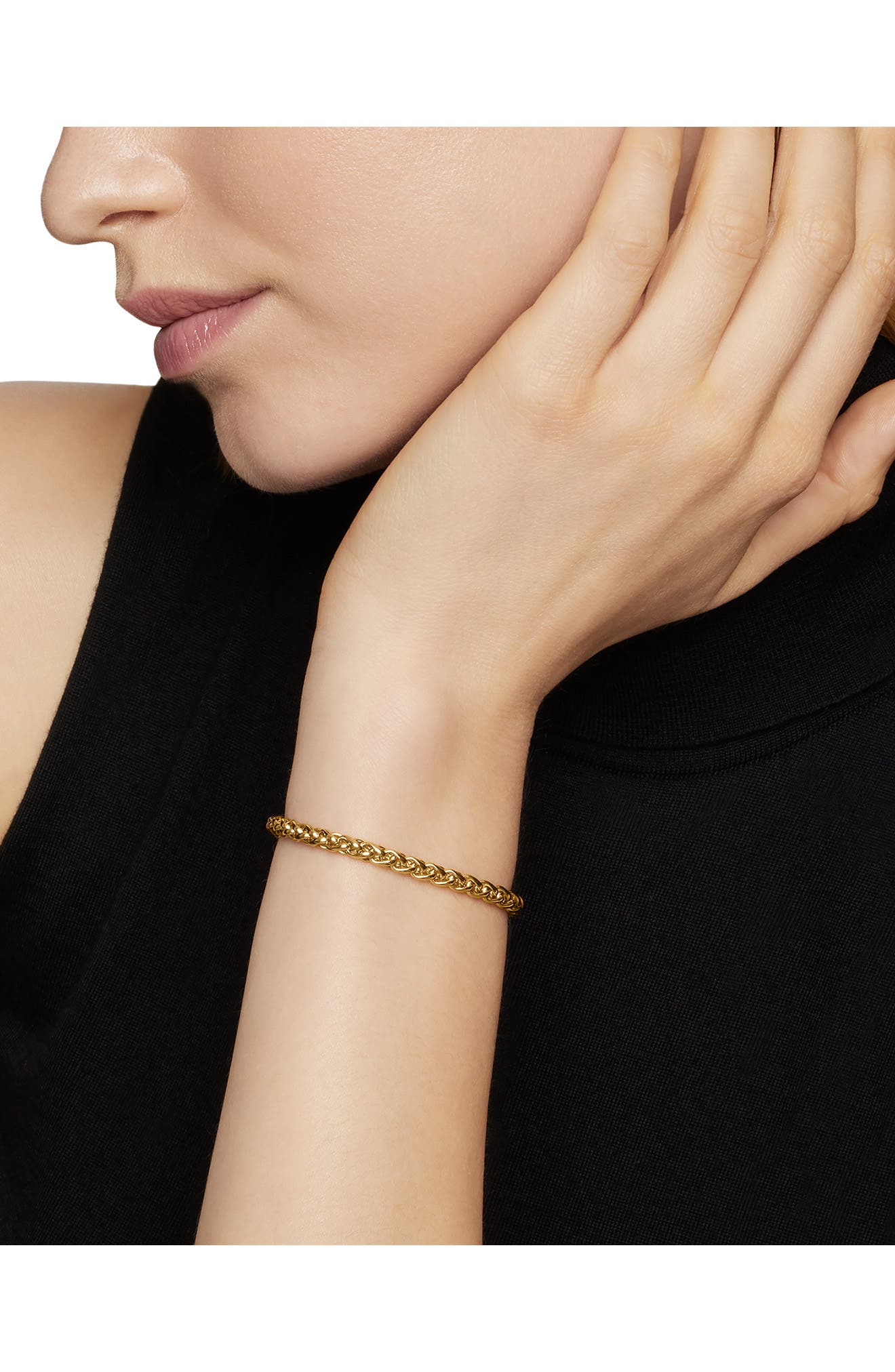 David Yurman Stax Oval Link 18K Gold Bracelet in Yellow Gold at Nordstrom - 2
