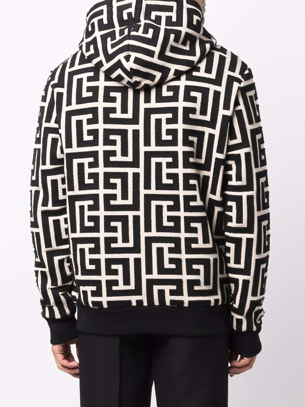 MONOGRAM-PRINT HOODIE - 3