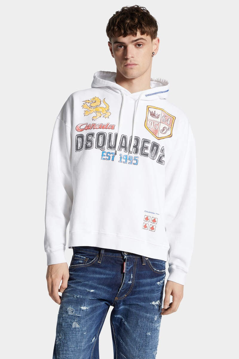 RELAX FIT HAND-DRAWN HOODIE - 3