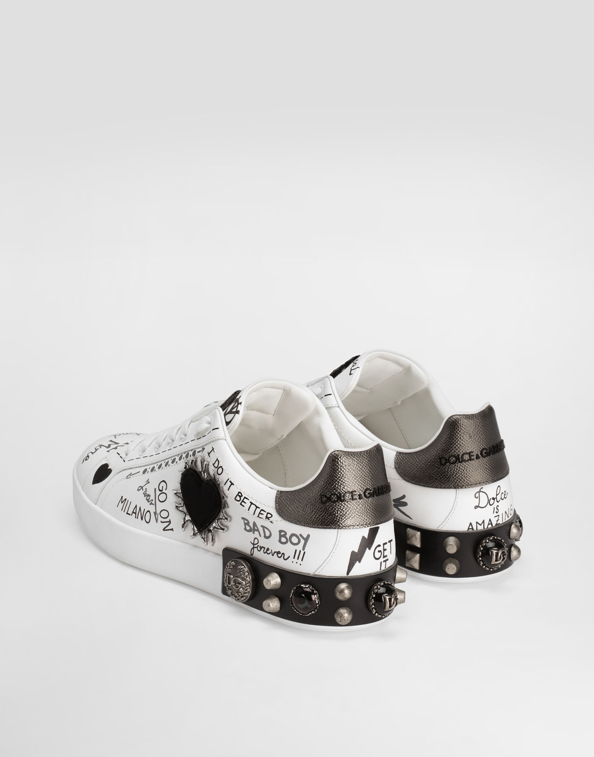Portofino calfskin sneakers - 3