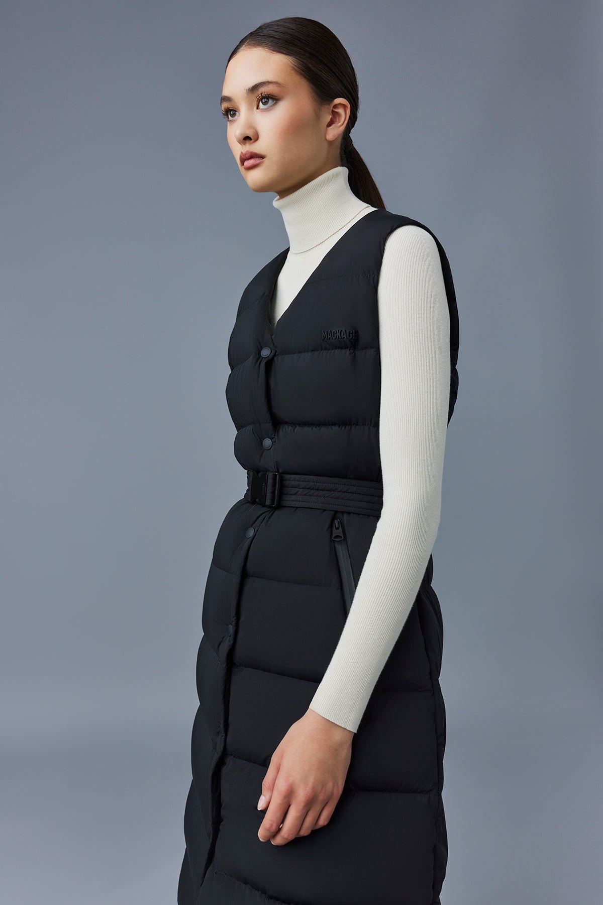 MISTY-CITY Sleeveless light down coat - 7