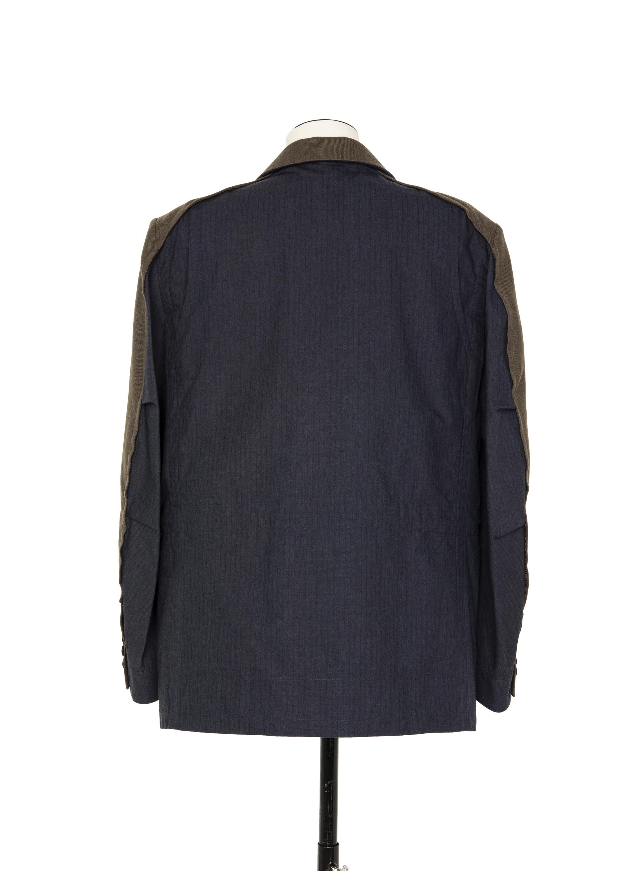 Chalk Stripe x Rip Stop Jacket - 4