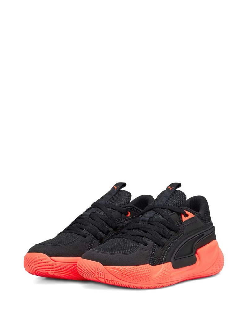 PUMA Court Rider Chaos Slash "Neon Sun/Black" sneakers outlook